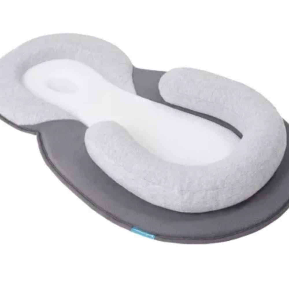 Babymoov Socosy Ergonomic Baby Support Pillow Lounger - Gray and White
